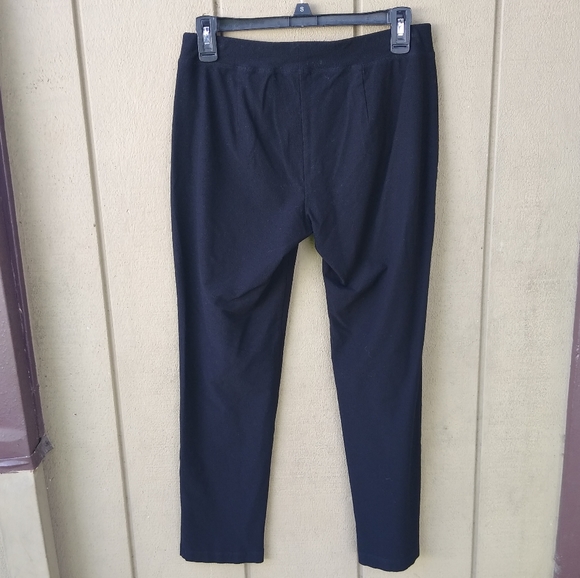 NWOT Eileen Fisher System Viscose Black Comfy Leggings Pants Size XS - Picture 9 of 10